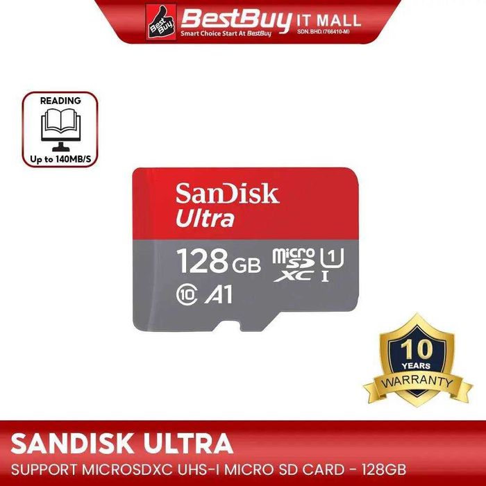 Fleshka Micro SanDisk Ultra 256 MicroSDXC  UHS-I 140MB/s. Есть доставк