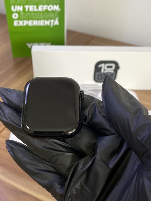 Apple Watch Seria 10 46 mm, GPS, Black, Ca nou, Cod produs: K7YK
