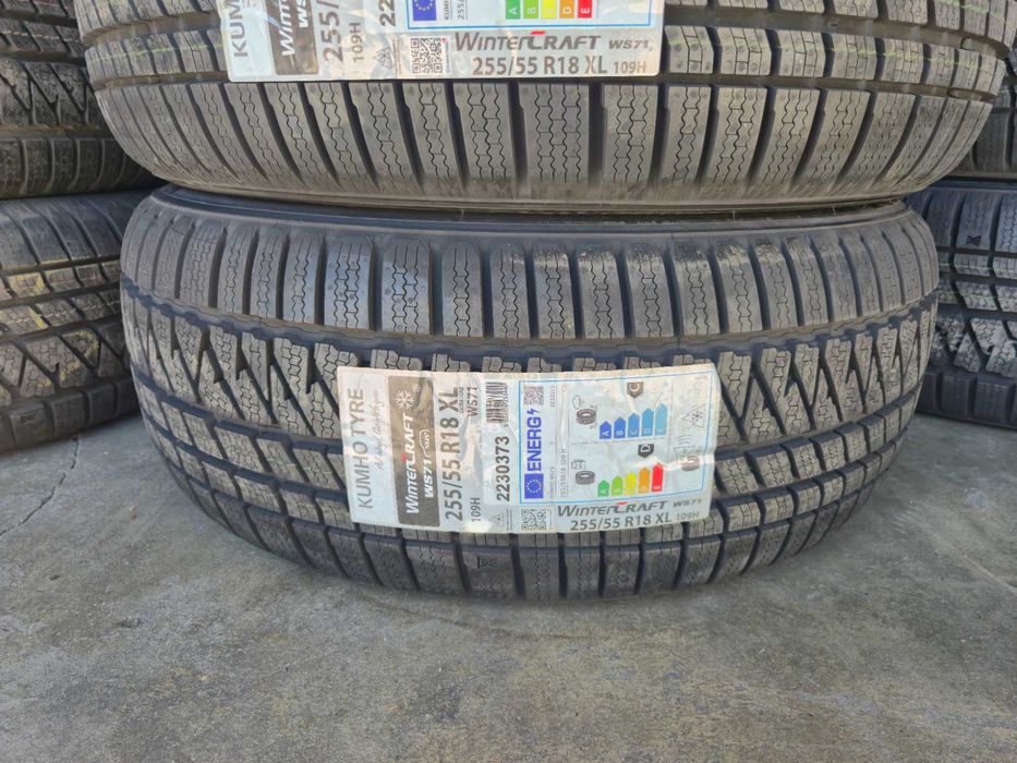 4 Anvelope M+S IARNA - 255/55/18 109H XL - KUMHO WinterCraft WS71 SUV - NOU - DOT 2023 !