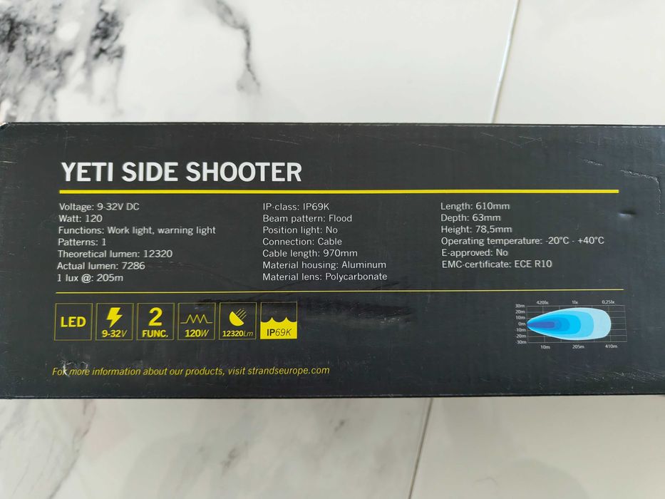 LED Bar YETI Side Shooter 24´ 120W, ЛЕД Бар със странична светлина