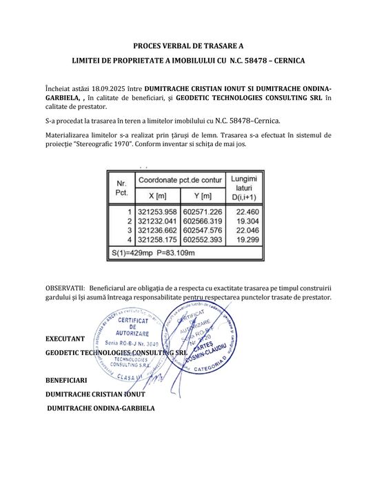 Vand teren Balaceanca 429mp