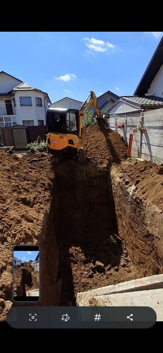 Inchiriez Mini excavator si Bobcat