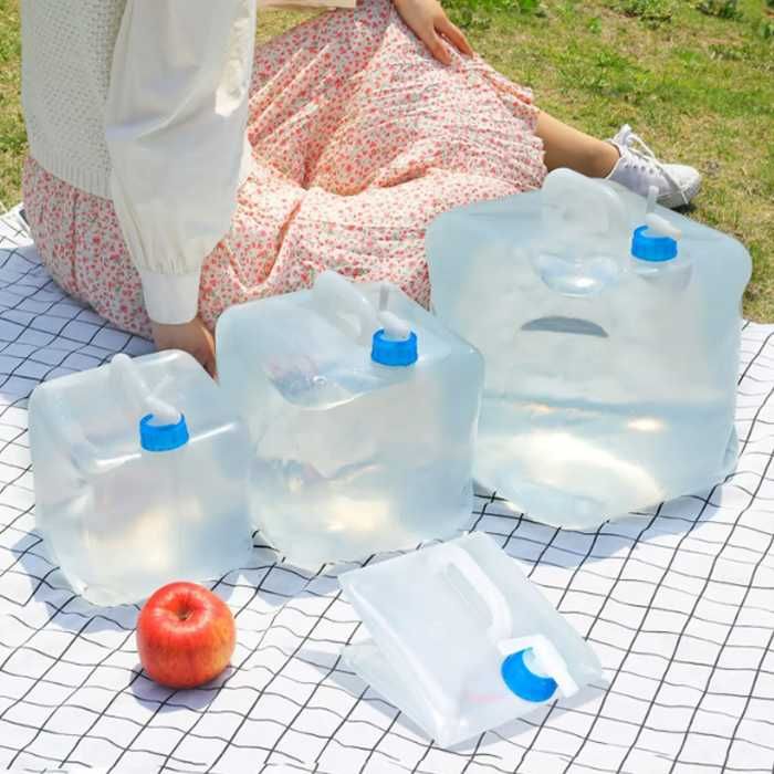 Сгъваема Туба за Вода 15L - С Кранче, Компактна и Удобна, 15 ЛИТРА