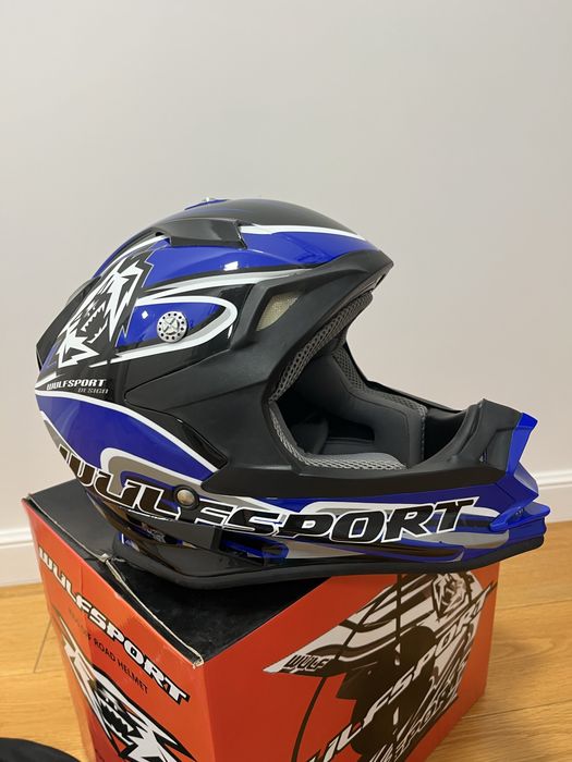 Детска мотокрос каска WULFSPORT - S