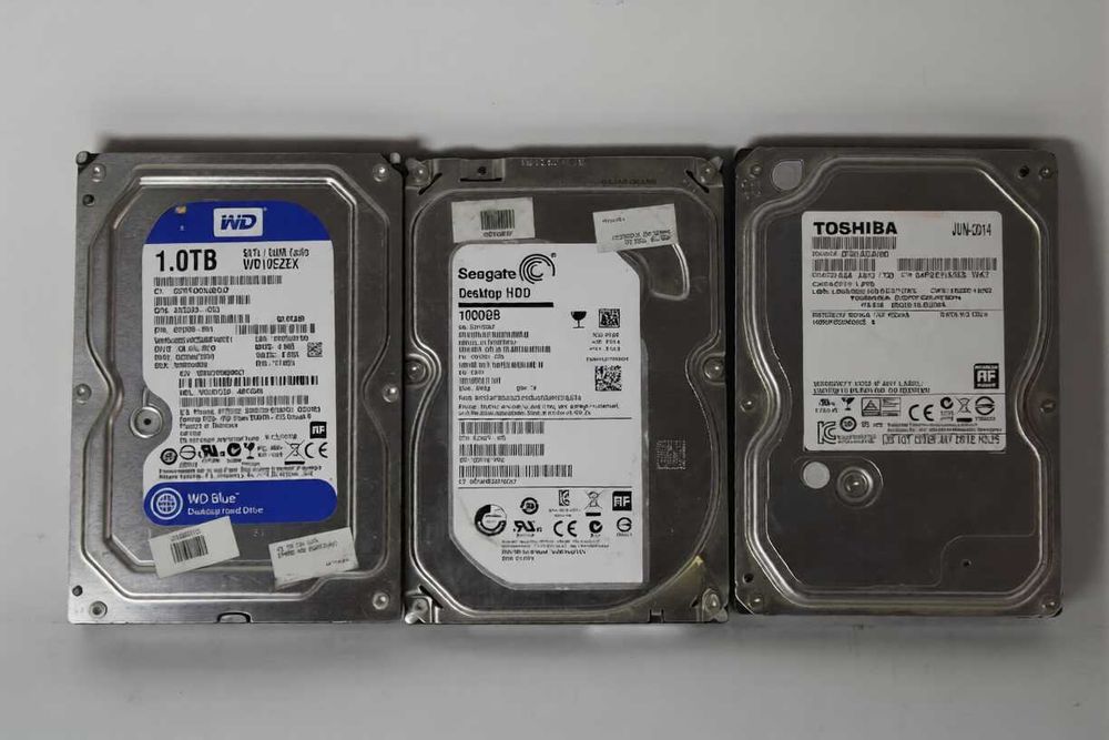 Твърди дискове HDD 3.5" 1TB WD, Toshiba, Seagate