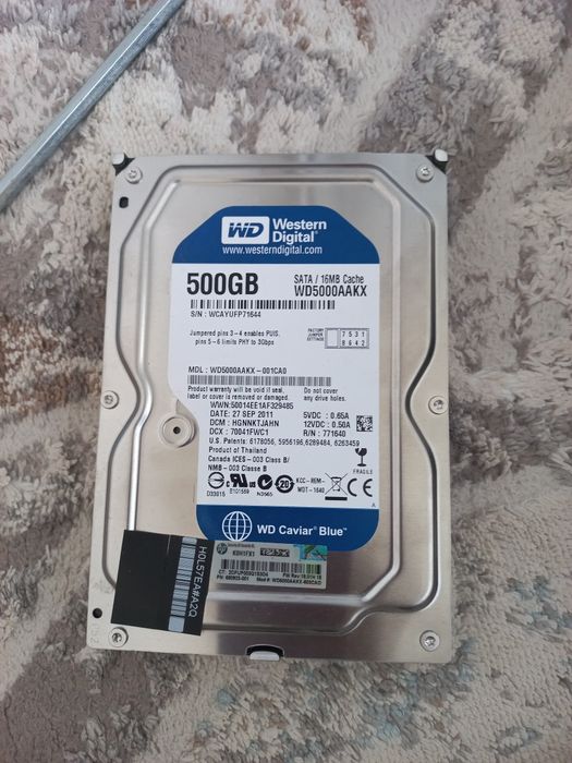 Жесткий диск HDD 500GB Western Digital Blue 3.5" для ПК