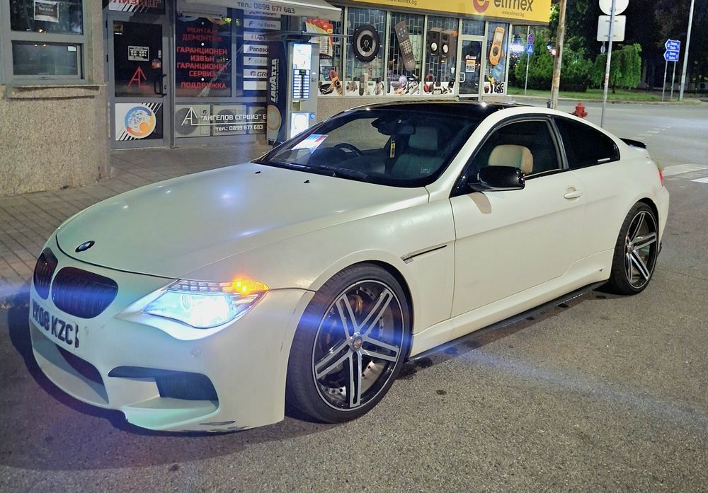 BMW 635d E63 | 286 к.с. | M-Pack | Harman Kardon | Десен волан | Нов внос