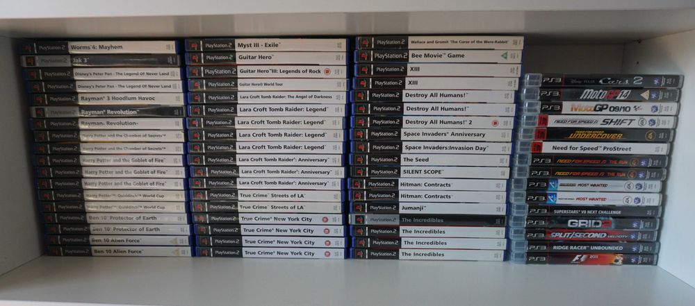 Лот от 625 игри за PS2/PS3/PS4 Okami/God of War 2/SVR 2011/Crash/GT3