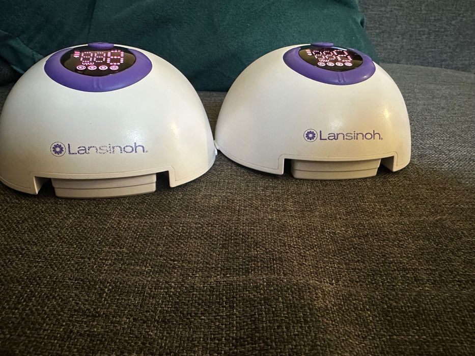 Lansinoh hands free двойна ел. помпа + подарък