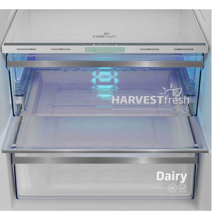 Combina frigorifica Beko B5RCNA406LXBW, 355 l, No Frost, HarvestFresh, AeroFlow, BioCycle