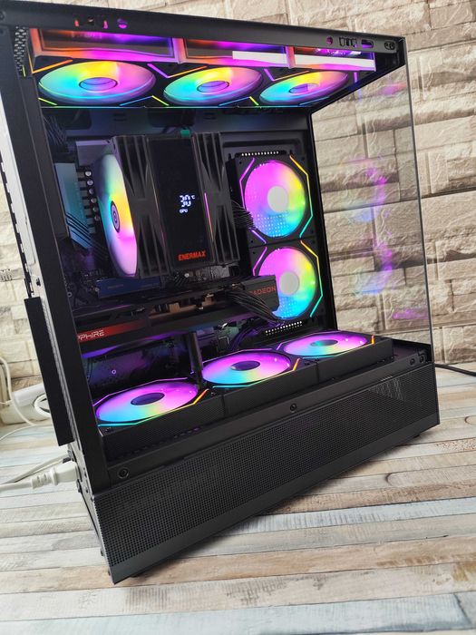 Calculator / PC Gaming NOU / Setup complet–Ryzen 5 3600 + RX 7600 8 GB