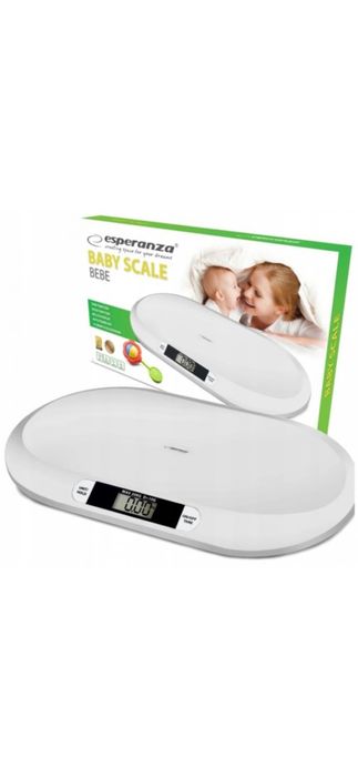 Cantar electronic Esperanza pentru bebelusi cu ecran LCD si precizie la nivel de grame, centimetru incorporat