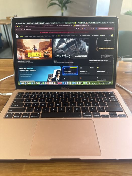 Продам Mac Book air 13,3 256 gb в идеальном состоянии