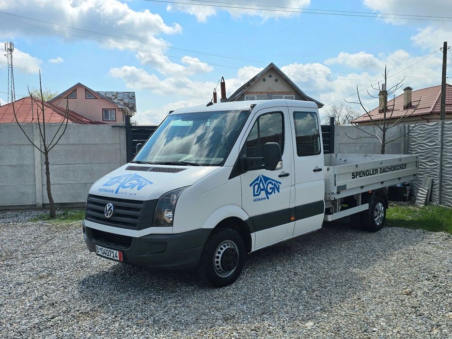 Volkswagen CRAFTER DOKA 3.5T 7 Locuri Punte dubla CAT B Clima Pilot Cabina Dubla Camioneta 3500kg