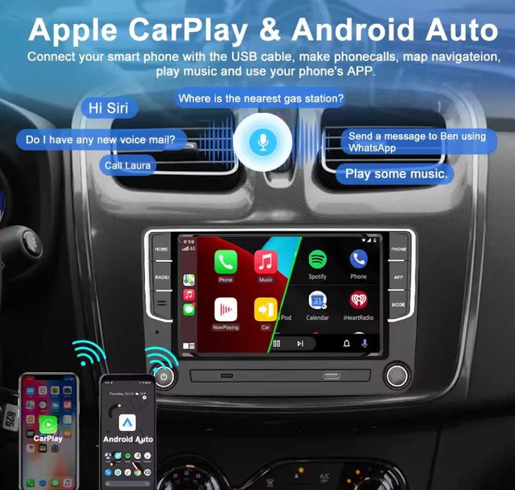 Navigatie Vw, Skoda, Seat, Ecran de 7inch, 2G+ 32G, MONTAJ INCLUS