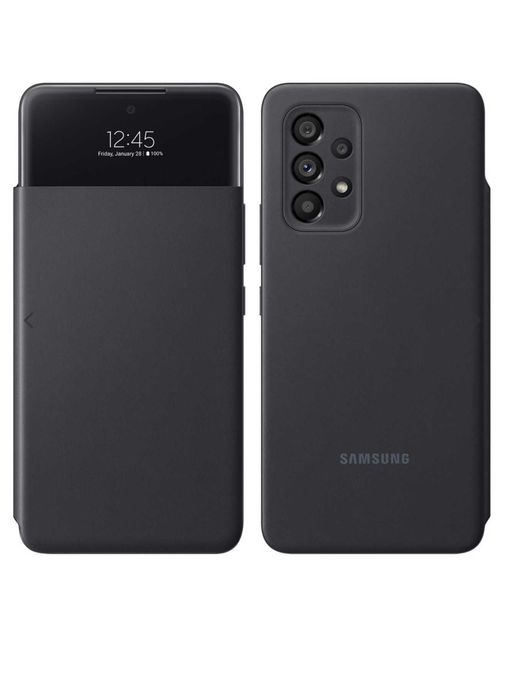 Folie + Husa Originala Silicon sau View Wallet Cover Samsung A33 5G