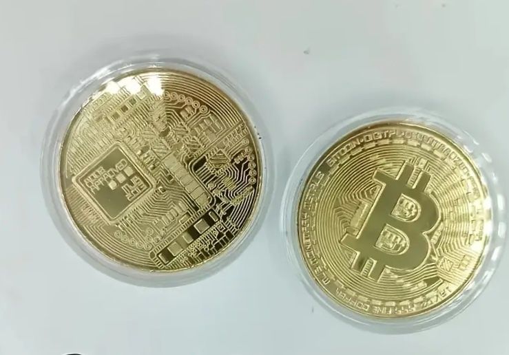 Bitcoin сувенирная монета