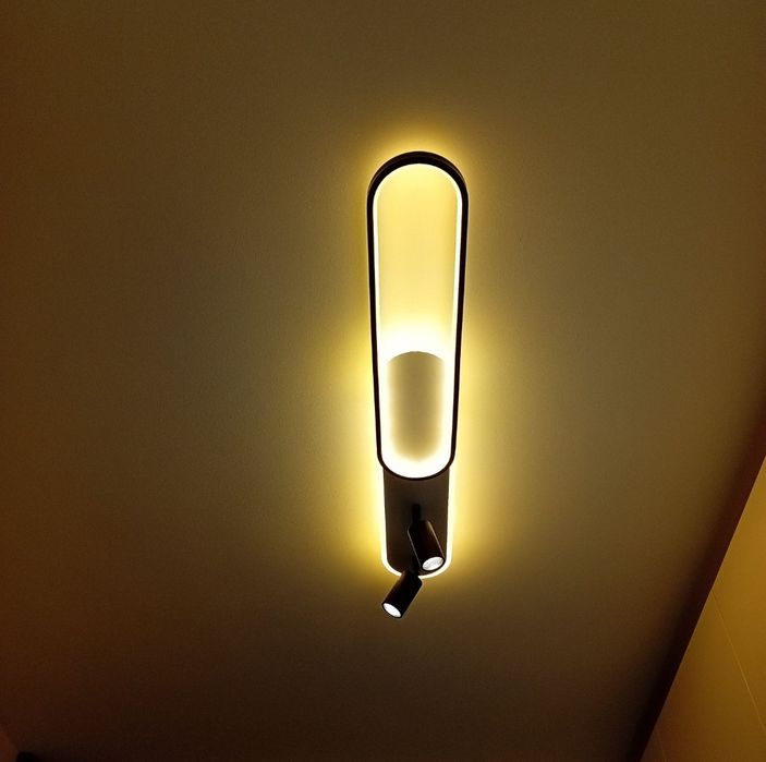 Lustra LED 49W Lumina Rece Calda Neutra 2 Proiectoare Reglabil Acril