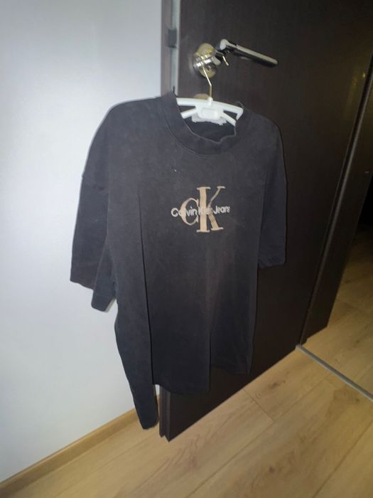 Tricou Calvin Klein Jeans negru, mărime M,Barbati