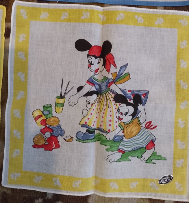 Винтидж памучни детски кърпички