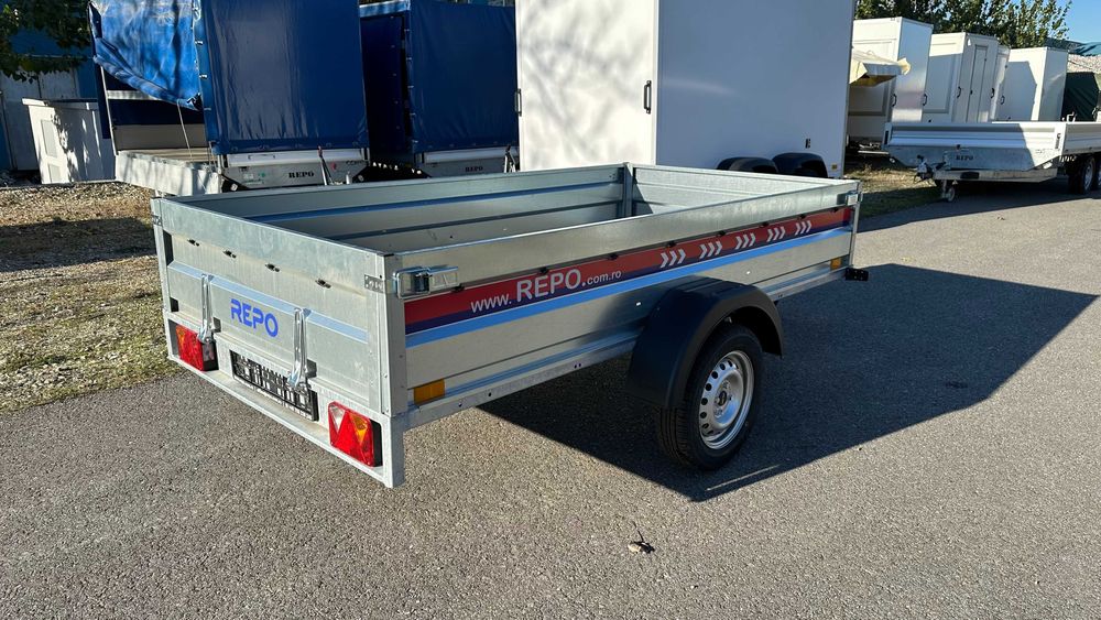 Remorcă REPO – Nouă, 750kg, Basculabilă, carte rar