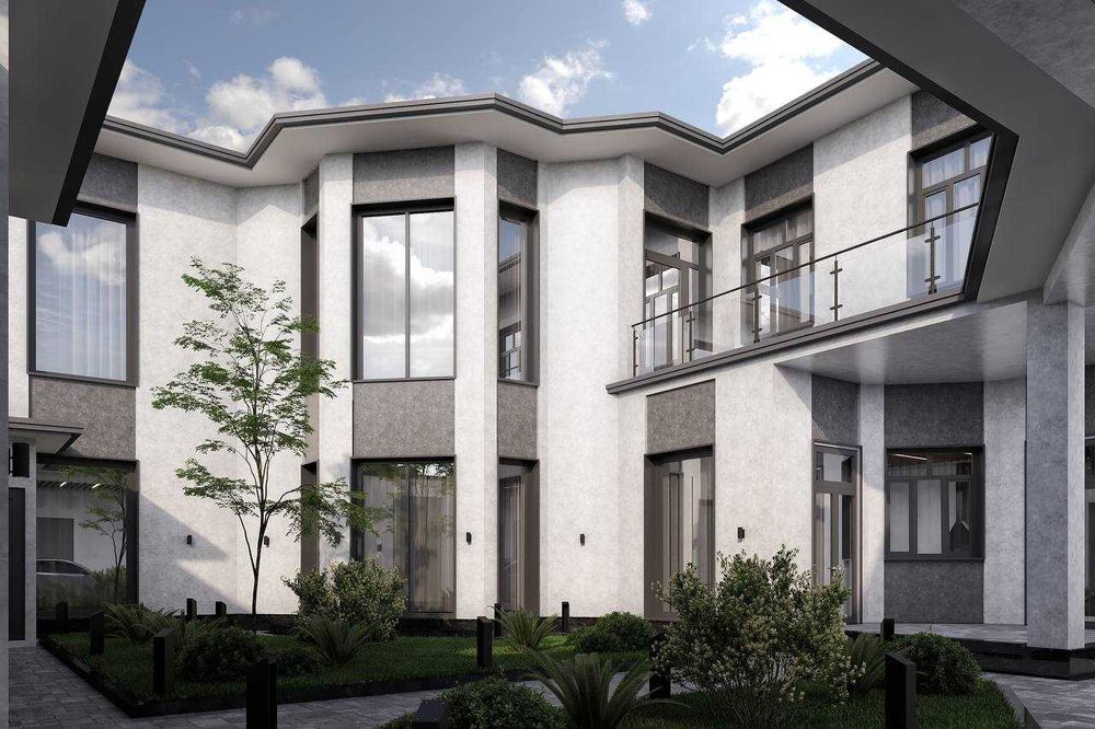 Продаётся участок на этапе строительства в элитном махалле Амир Темур