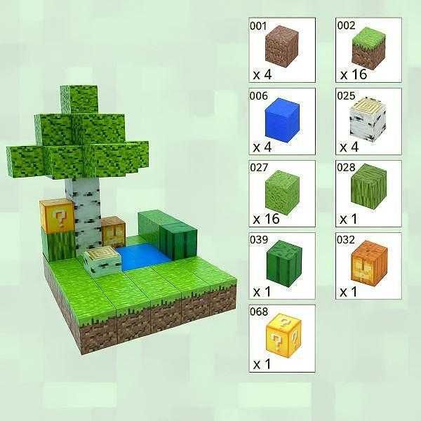 Майнкрафт магнитни 3D кубчета 100/50бр, конструктор Minecraft
