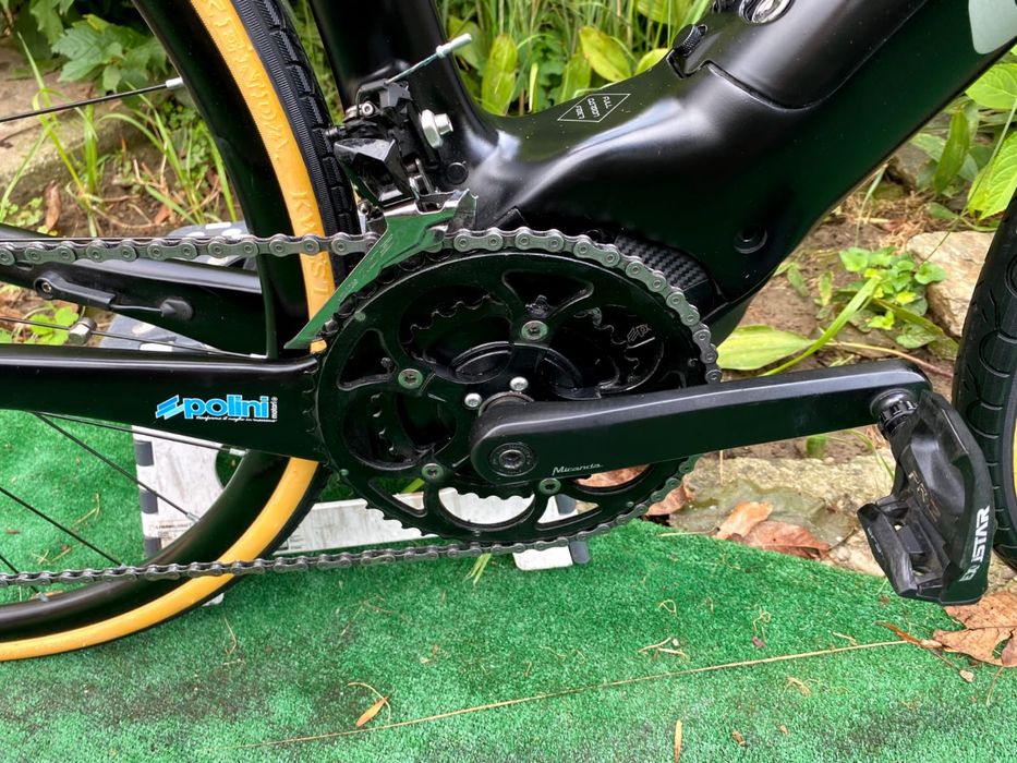 Cursiera Electrica Carbon Olmo E-BRO 2.0 | Shimano 105 Di2 Electronic | Motor Polini 75Nm