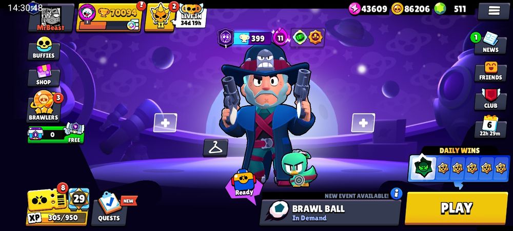 Brawl stars аккаунт 70к кубков