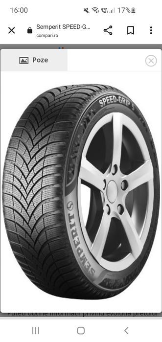 Cauciucuri semperit 215 55 R18 iarna set 4 bucati.