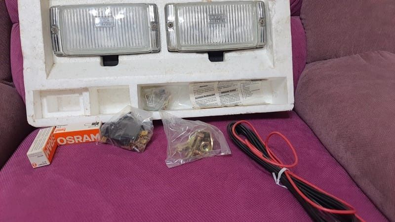 Set proiectoare ceata OEM Bosch Pilot 150 pentru mașini clasice vwgolf