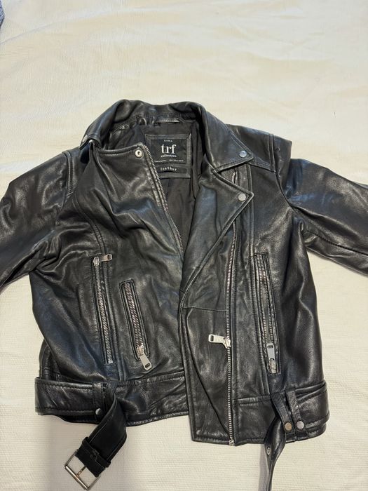 Geaca de piele Zara