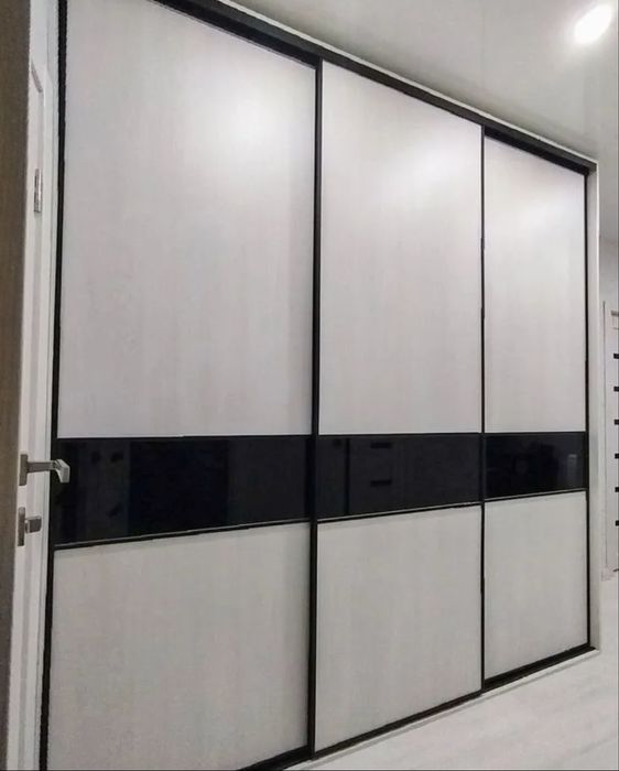 Шкаф купе серый