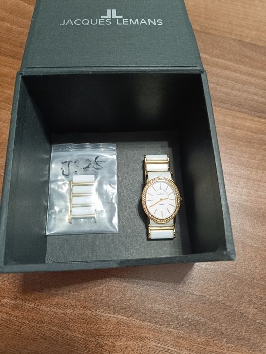 Ceas damă Jacques Lemans model 1-1819 Gold / Ceramic
