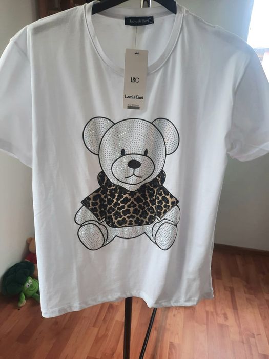 Tricou ursulet cu pietricele