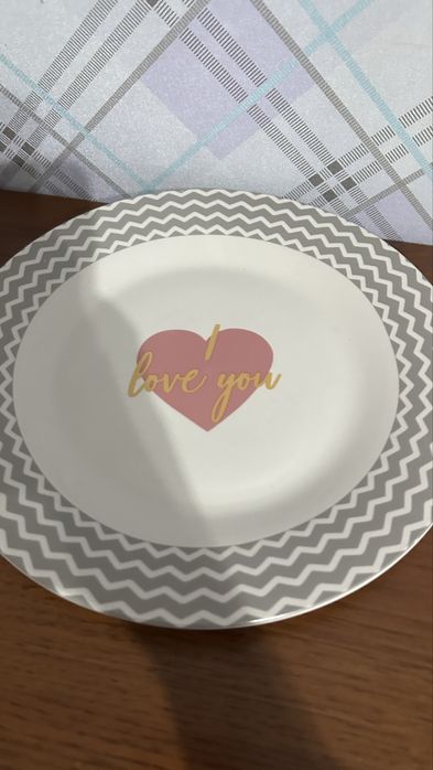 посуда с сердчеками