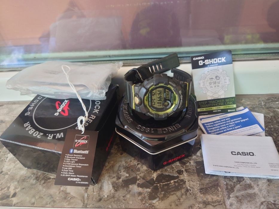 Casio G SHOCK GBD 800 и GW 7900NV