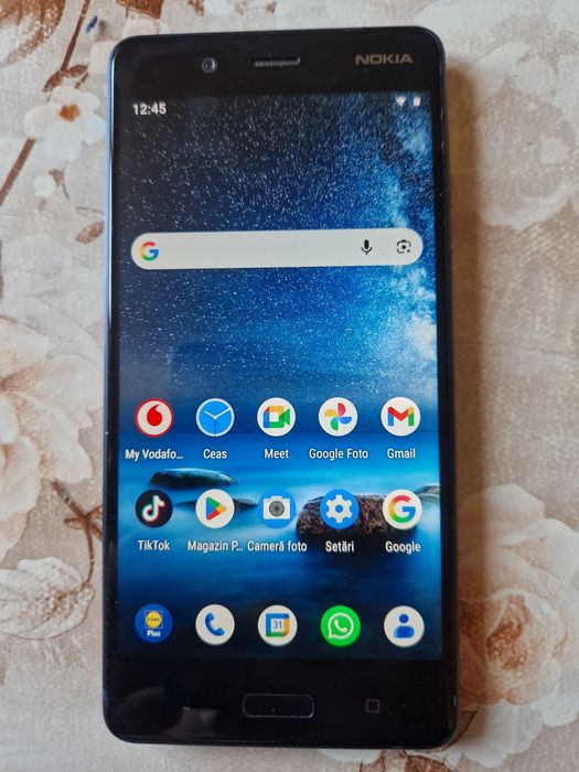 NOKIA 8,tempered blue