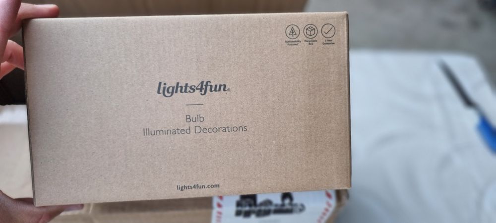 Комплект от 3 топли бели висящи соларни лампи