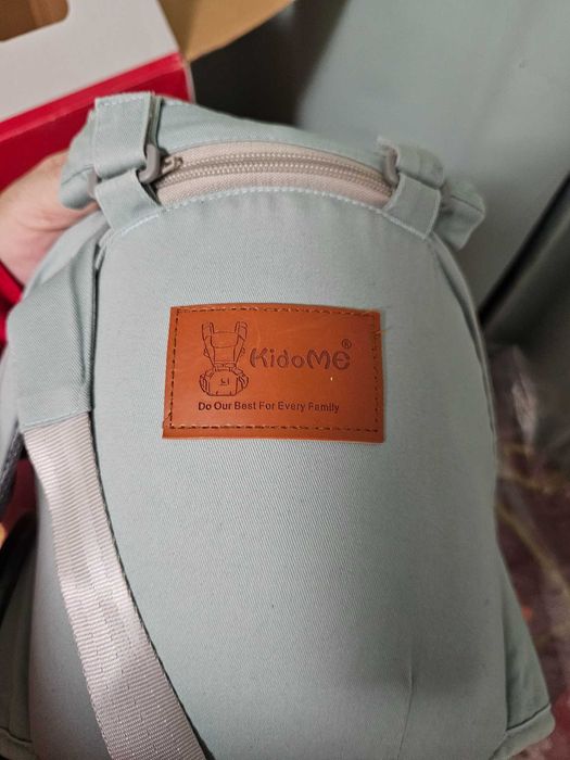 KidoMe Ергономичен колан кош за носене на бебета със седалка НОВ