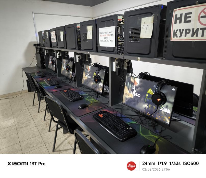 9 sht Kompyuter  (800, cs 1,6 ushin ham basqada oyinlarga arnalgan)