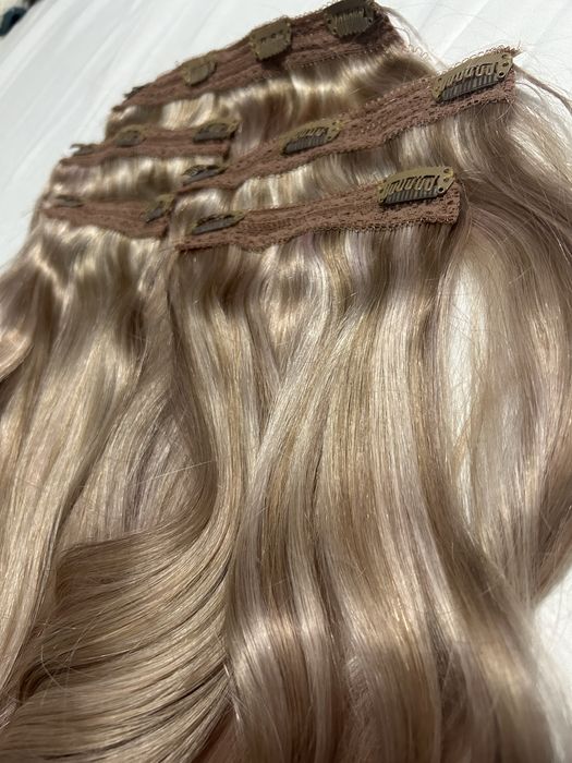 Extensii par natural clip on Russian