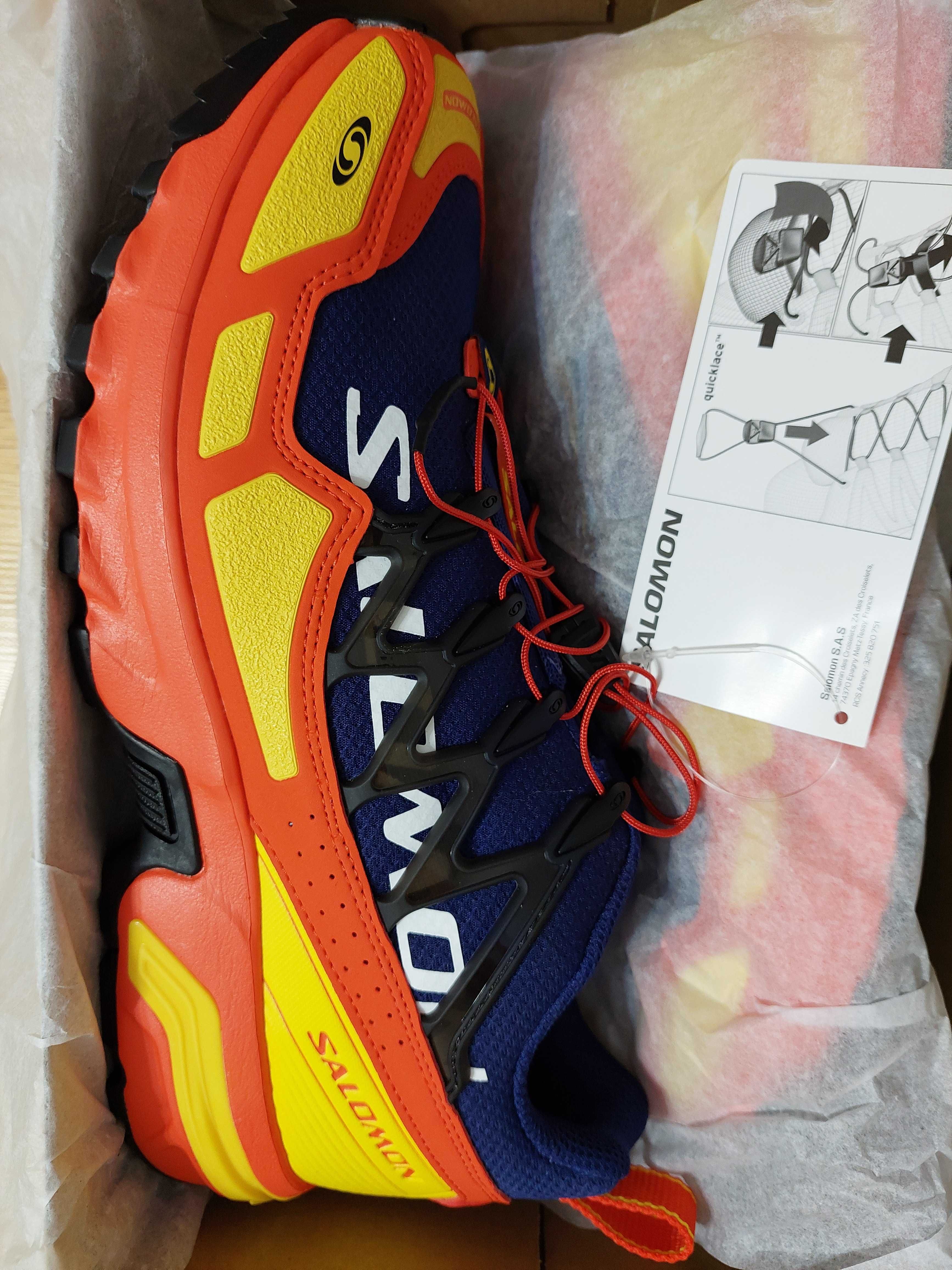 SALOMON ACS + HERITAGE Pack Unisex Cherry Tomato Blue Lemon