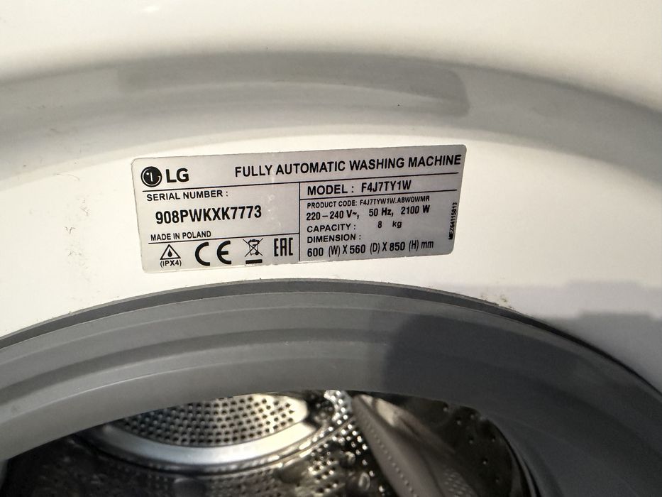 Modul display placa de baza masina de spalat LG pentru model F4J7TY1W