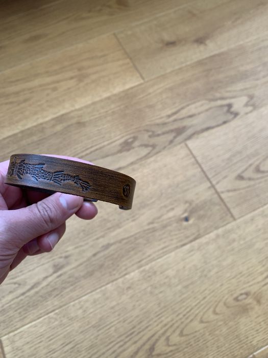 Bratara din piele lup dacic