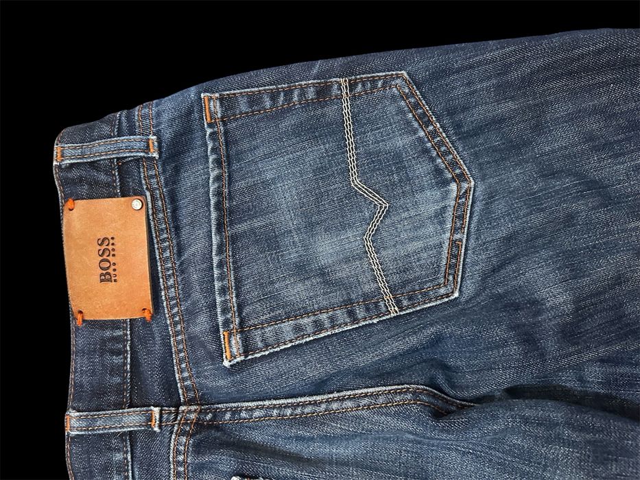 Мъжки дънки Hugo Boss W34 L32 Regular Fit Button Fly