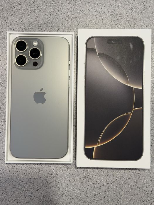 iPhone 16 Pro Max, Natural Titanium, 256GB