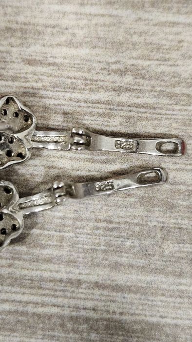 Детски сребърни обици