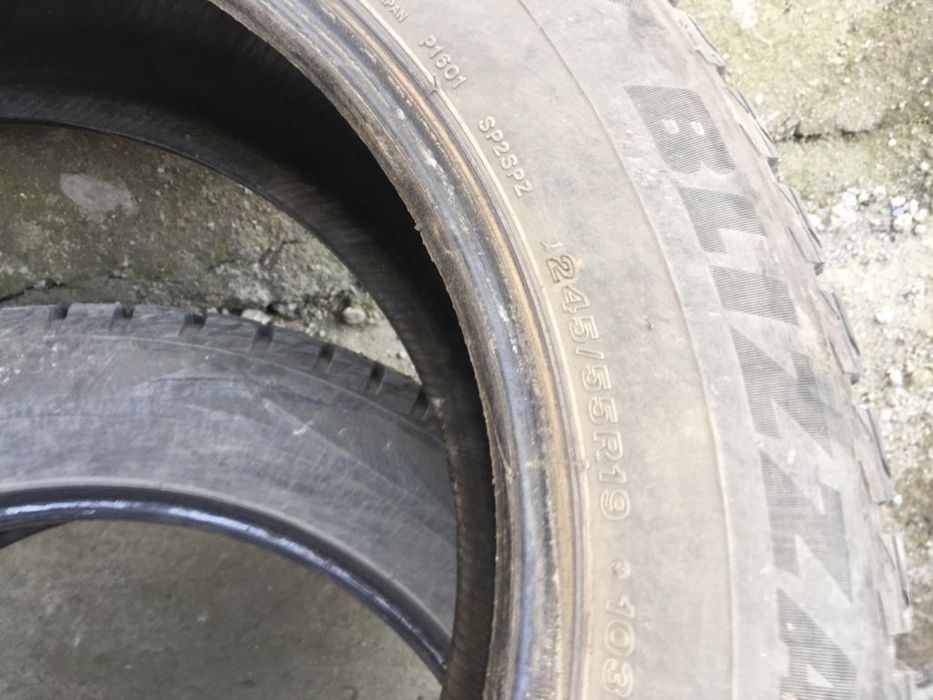 Bridgestone 245/55/19 шипы
