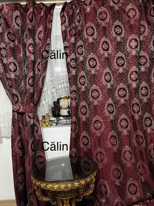 Vând draperii noi gata cusute cu rejansa